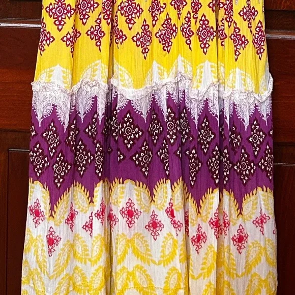 DIANE Von FURSTENBERG MARNY MAXI CRINCKLE DRESS 6 - Picture 7 of 10